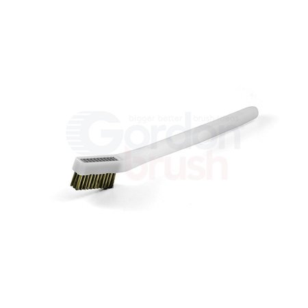 GORDON BRUSH 3 x 11 Row 0.003" SS Bristle and Acetal Handle Scratch Brush 33SSDG-12